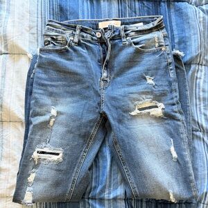 KanCan Ripped Blue Skinny Jeans